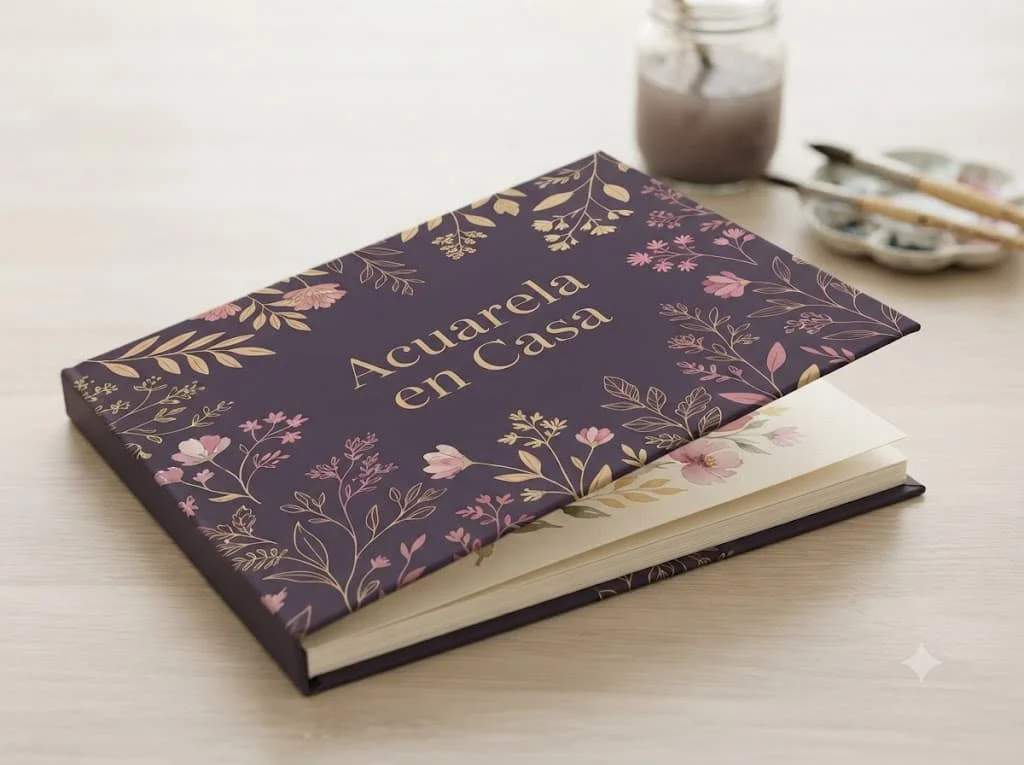 El libro Acuarela en Casa